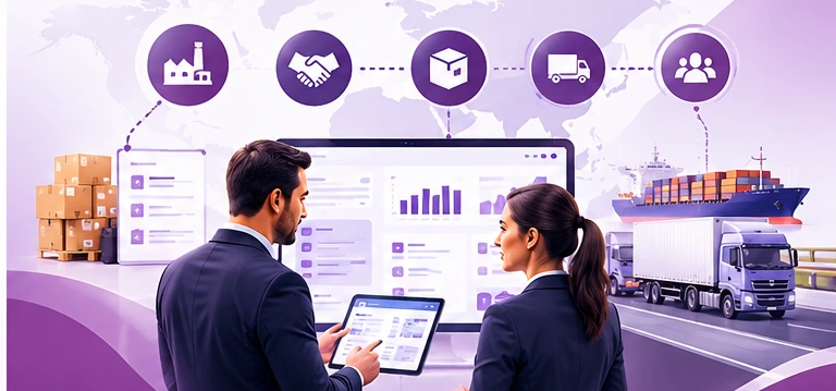 Odoo ERP for trading company sales purchase logistics and supplier management